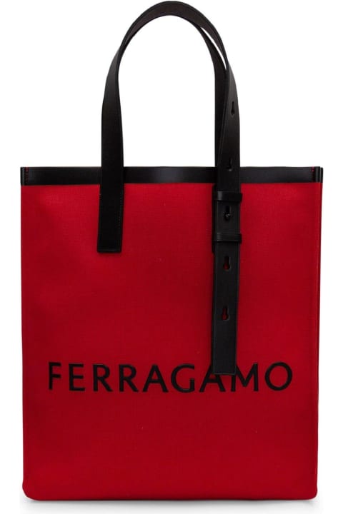 Bags for Men Ferragamo Logo Tote Bag