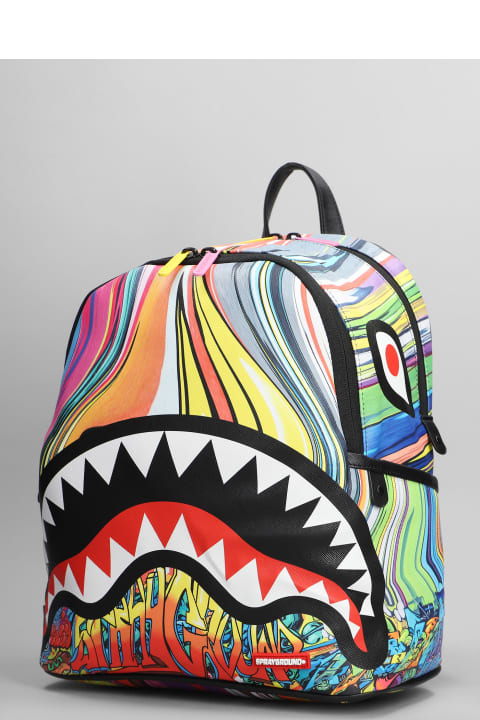 Backpacks for Men Sprayground Backpack In Multicolor Pvc
