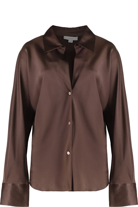 Vince for Kids Vince Silk Shirt