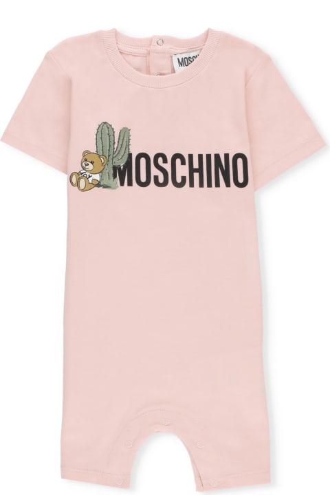 Bodysuits & Sets for Baby Girls Moschino Jumpsuit With Logo