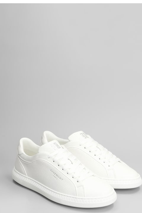 Givenchy for Men Givenchy G Set Low Sneakers In White Leather