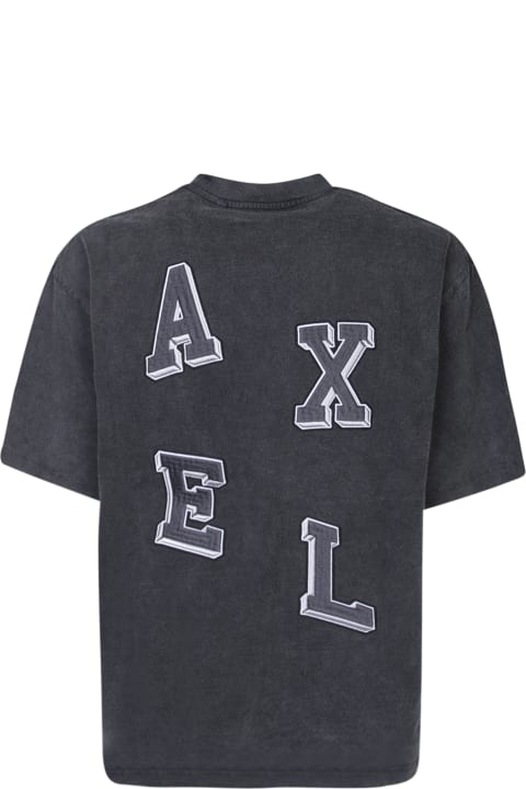 Axel Arigato Topwear for Men Axel Arigato Typo Black T-shirt