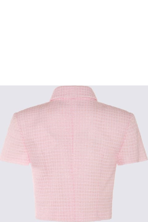 Alessandra Rich Topwear for Women Alessandra Rich Pink Casual Jacket