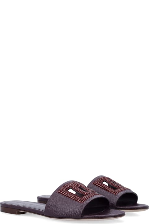 Dolce & Gabbana Crystal Embellished Flat