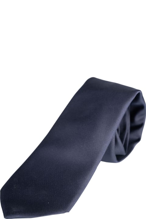 Ties for Men Giorgio Armani Classic Plain Neck Tie
