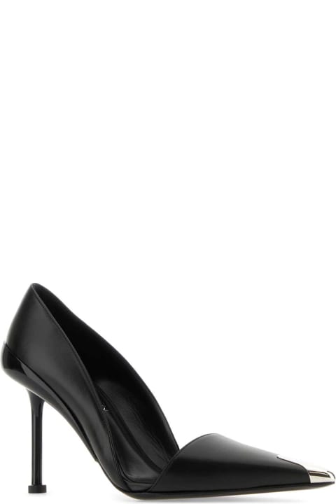 Alexander McQueen High-Heeled Shoes for Women Alexander McQueen Black Leather Pumps