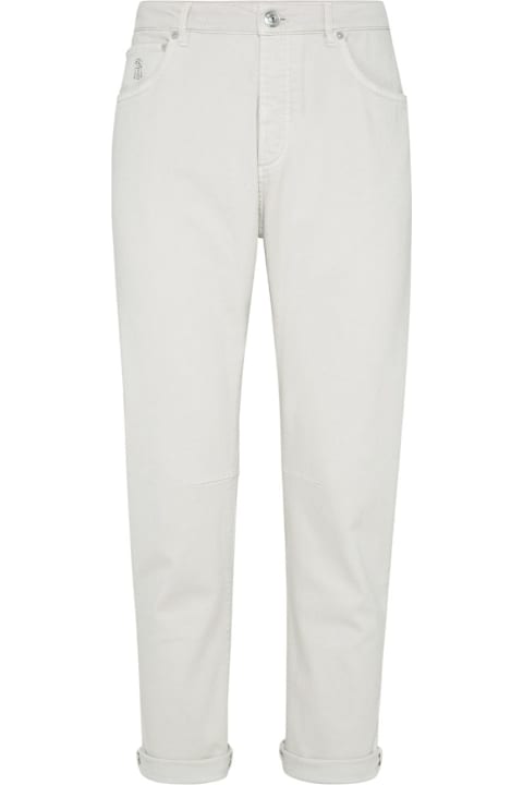 Brunello Cucinelli Denim Leisure Fit Trousers