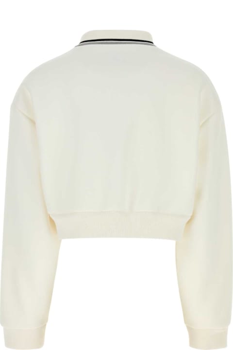 Miu Miu Coats & Jackets for Women Miu Miu White Piquet Jacket