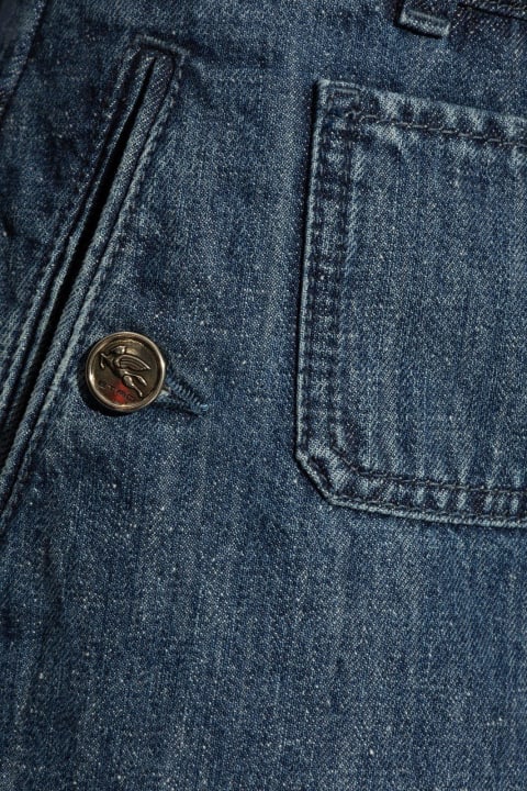 Homeware Etro Wide-leg Denim Shorts