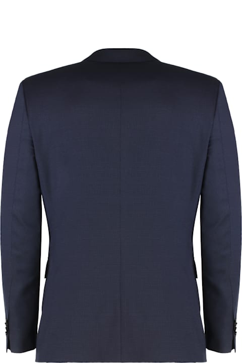 Hugo Boss for Kids Hugo Boss Stretch Wool Three-pieces Suit