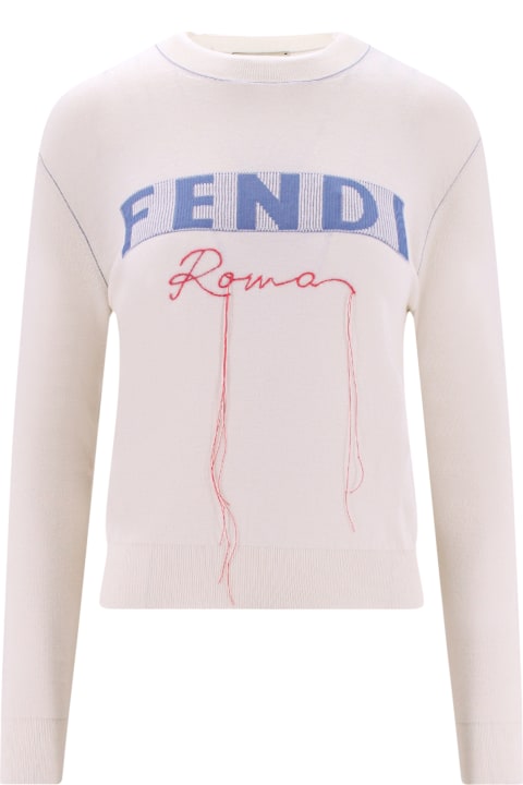 Fendi for Women Fendi Cashmere Logo Sweater