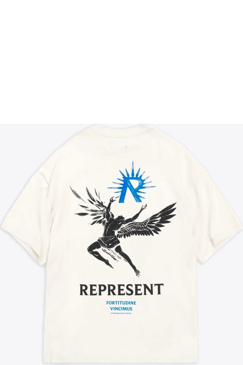 REPRESENT Topwear for Women REPRESENT Icarus T-shirt White cotton Icarus t-shirt with short sleeves - Icarus T-Shirt
