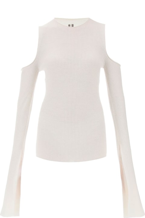 Sweaters for Women Rick Owens Sweater With Cut-out Shoulders