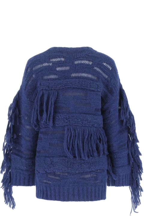 Fleeces & Tracksuits for Women Stella McCartney Blue Alpaca Blend Sweater