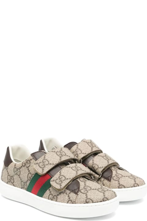 Gucci Shoes for Boys Gucci Gucci Kids Sneakers Brown