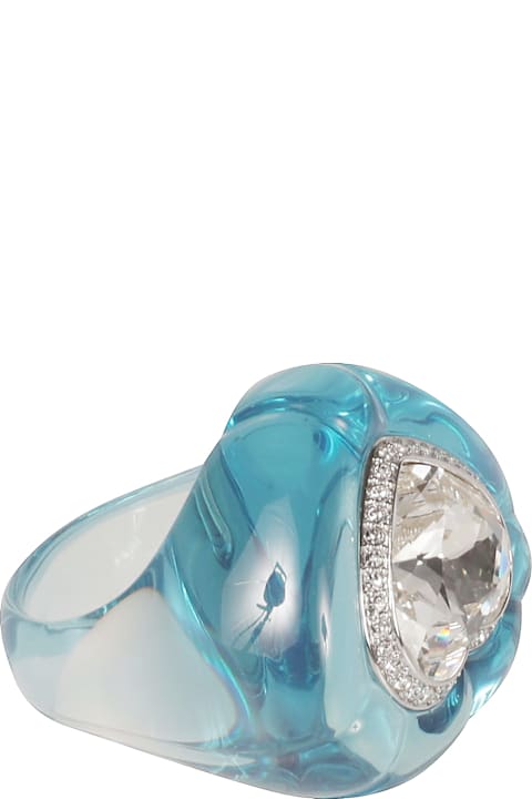 Swarovski for Men Swarovski Crystal Heart Ring