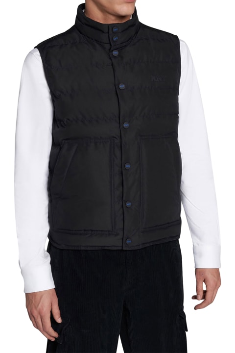 Kiton Coats & Jackets for Men Kiton Sleveless Blouson Polyester