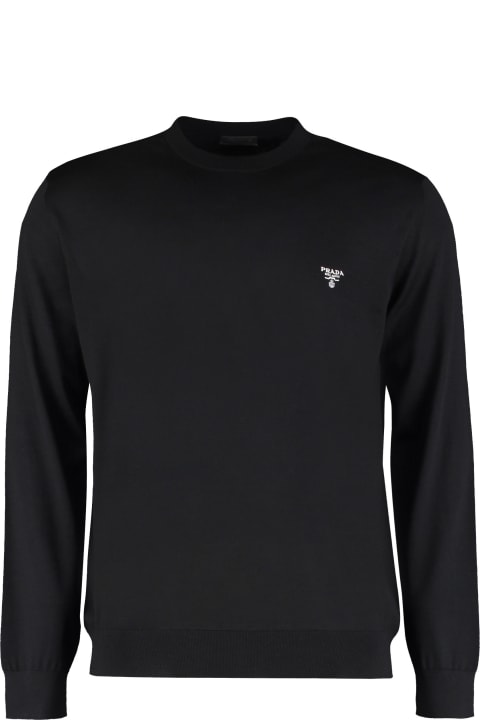 Homeware Prada Virgin Wool Crew-neck Sweater