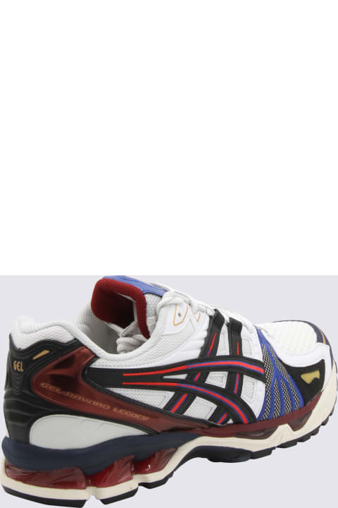 Asics Sneakers for Men Asics White And Red Tech Gel Kayano Legacy Sneakers