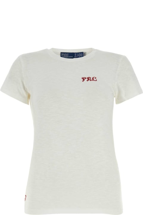 Fashion for Women Polo Ralph Lauren White Cotton T-shirt