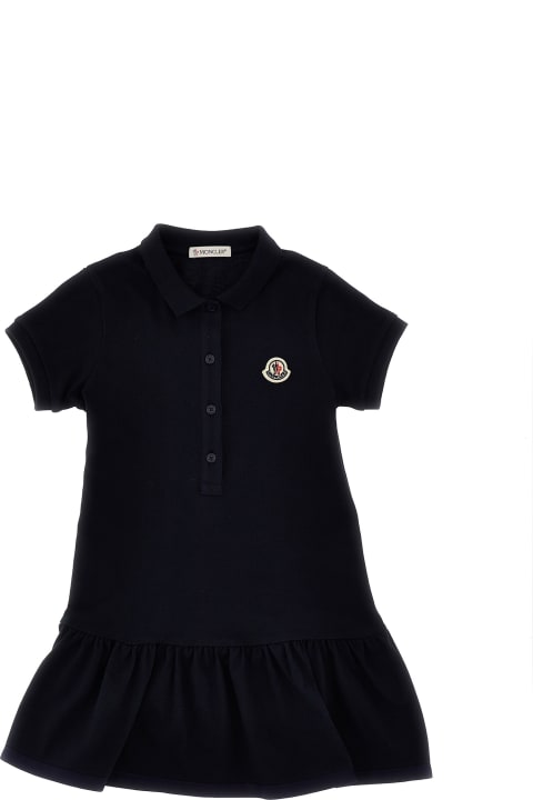 Dresses for Girls Moncler Abito Piquet Logo