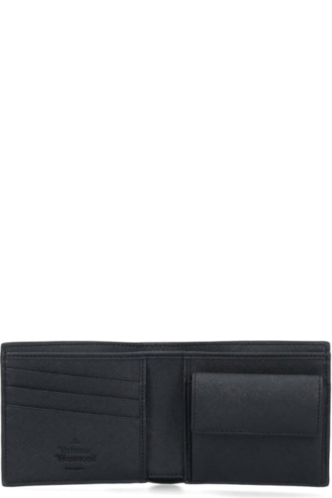 Wallets for Women Vivienne Westwood Bi-fold Logo Wallet