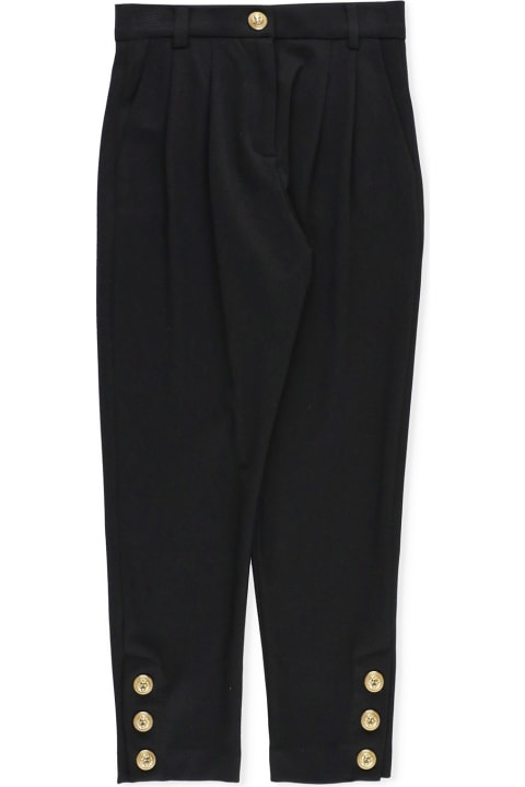 Fashion for Women Balmain Pants With Loged Buttons