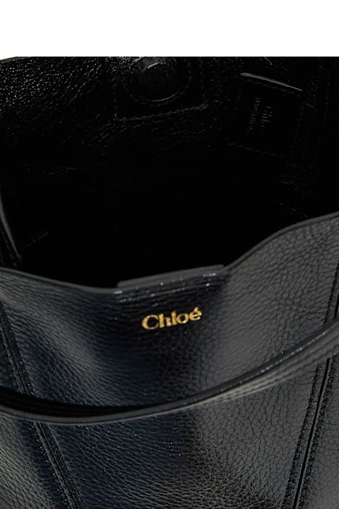 أدوات منزلية Chloé Chloé Spin Small Leather Tote