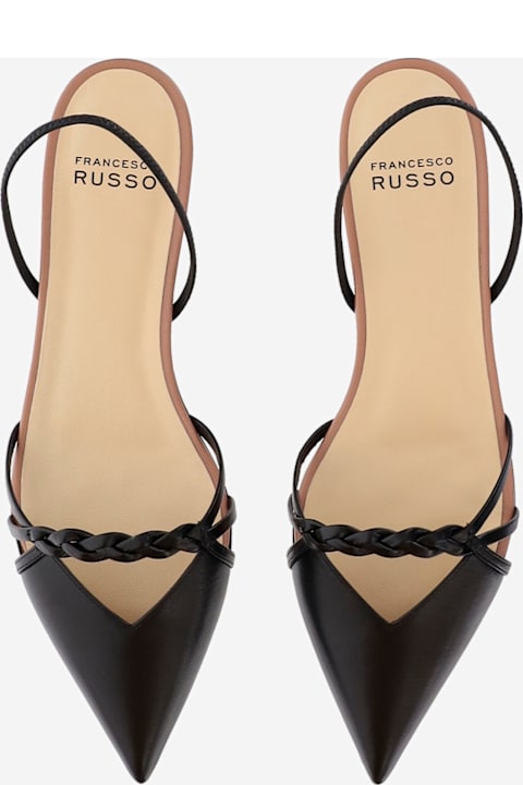 Francesco Russo Shoes for Women Francesco Russo Flat Leather Pumps