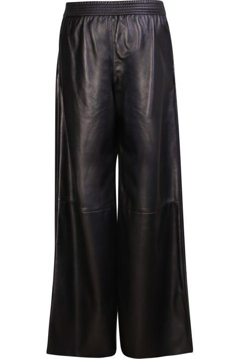 DROMe Pants & Shorts for Women DROMe Black Leather Trousers