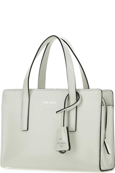Prada Sale for Women Prada Ivory Leather Re-edition 1995 Handbag
