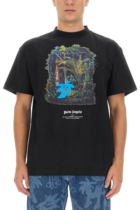 Palm Angels for Men Palm Angels Hunting In The Forest T-shirt