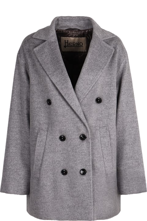 Homeware Herno Double-breasted Wool Coat
