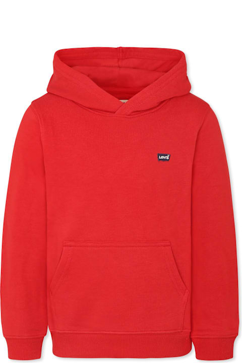 Levi's for Kids Levi's Red Sweatshirt For Boy With Logo