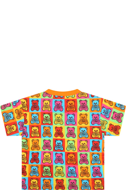 Moschino Multicolor T-shirt For Baby Kids With Teddy Bears