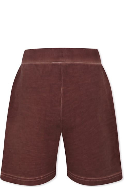 Fashion for Women Dsquared2 Brown Shorts For Kids With Logo