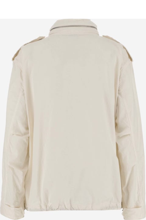 Aspesi Coats & Jackets for Women Aspesi Cotton Jacket With Logo