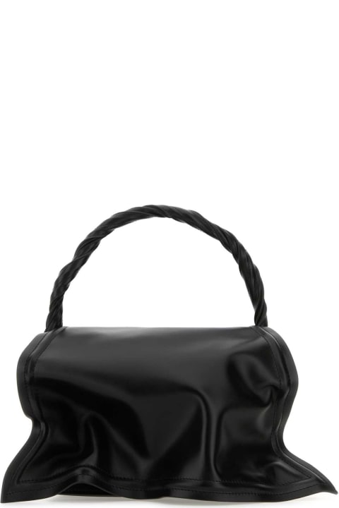 Y/Project Bags for Women Y/Project Black Leather Handbag