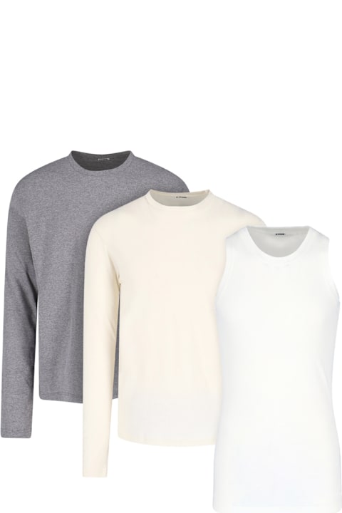 Jil Sander for Men Jil Sander Set Of 2 T-shirts And Tank Top