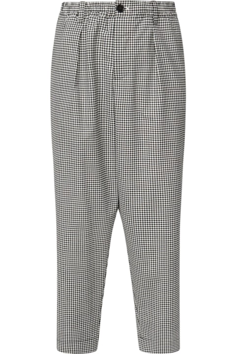 Marni for Men Marni Checked Wool Trousers
