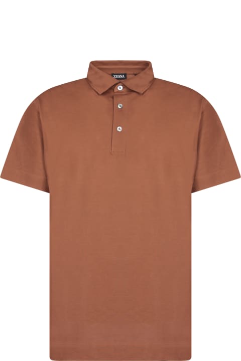 Topwear for Men Zegna Perfect Fit Beige Polo