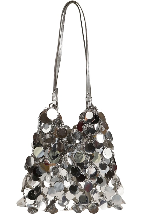 Paco Rabanne for Women Paco Rabanne Embellished Metallic Shoulder Bag
