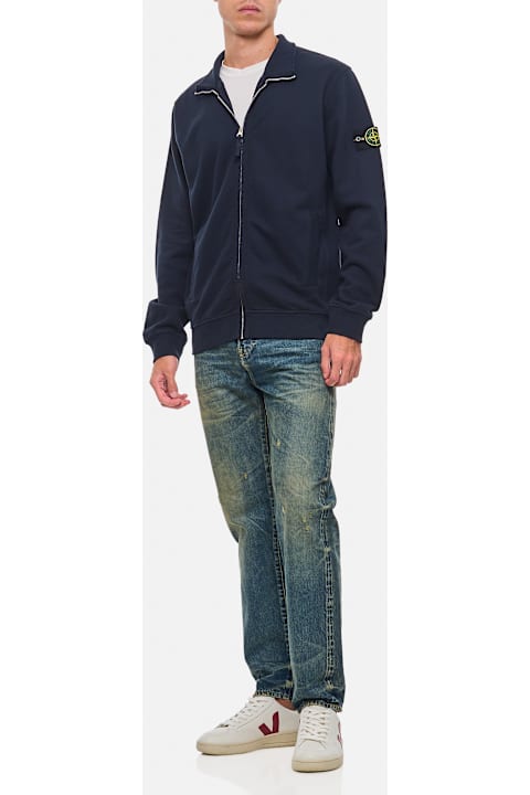 Stone Island for Men Stone Island Full Zip Sweatshirt