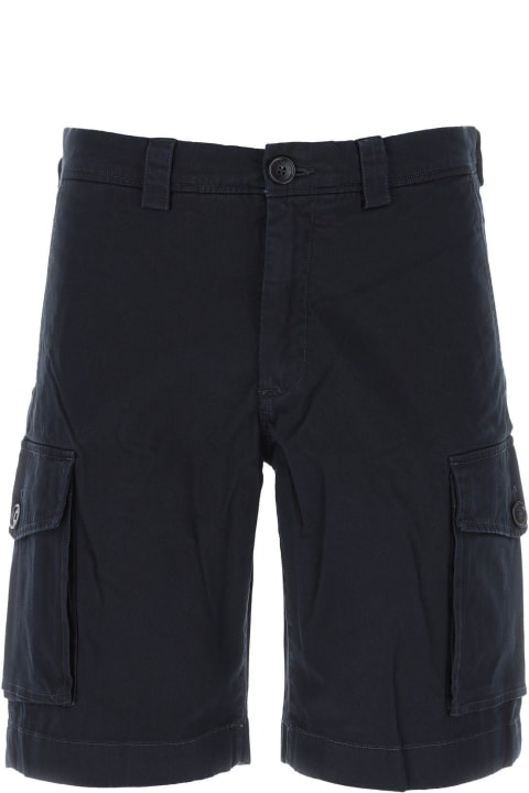 Woolrich for Men Woolrich Navy Blue Stretch Cotton Bermuda Shorts