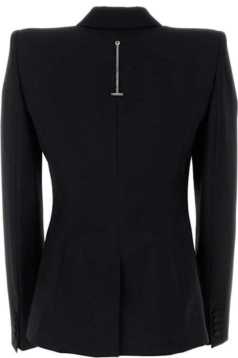 أدوات منزلية Alexander McQueen Black Wool Blend Blazer