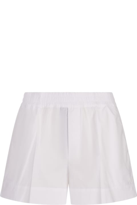 Pants & Shorts for Women Parosh Canyox Shorts In White Cotton