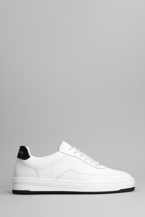 Mondo Lux Sneakers In White Leather