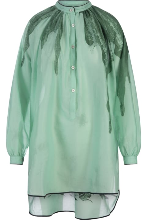 Topwear for Women For Restless Sleepers Flowers Green Tizio Shirt