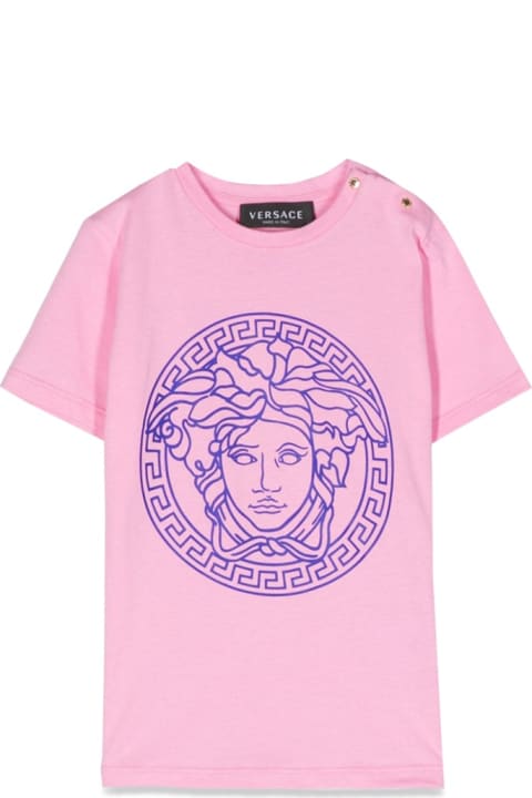 Versace Clothing for Baby Girls Versace Medusa T-shirt