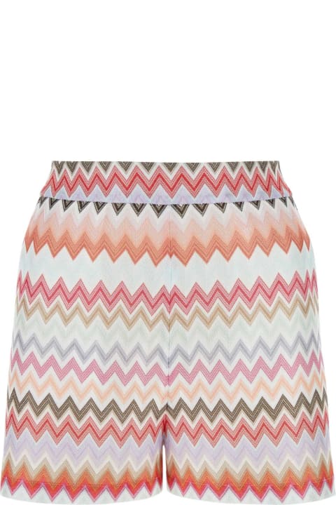 Missoni for Women Missoni Embroidered Cotton Blend Shorts